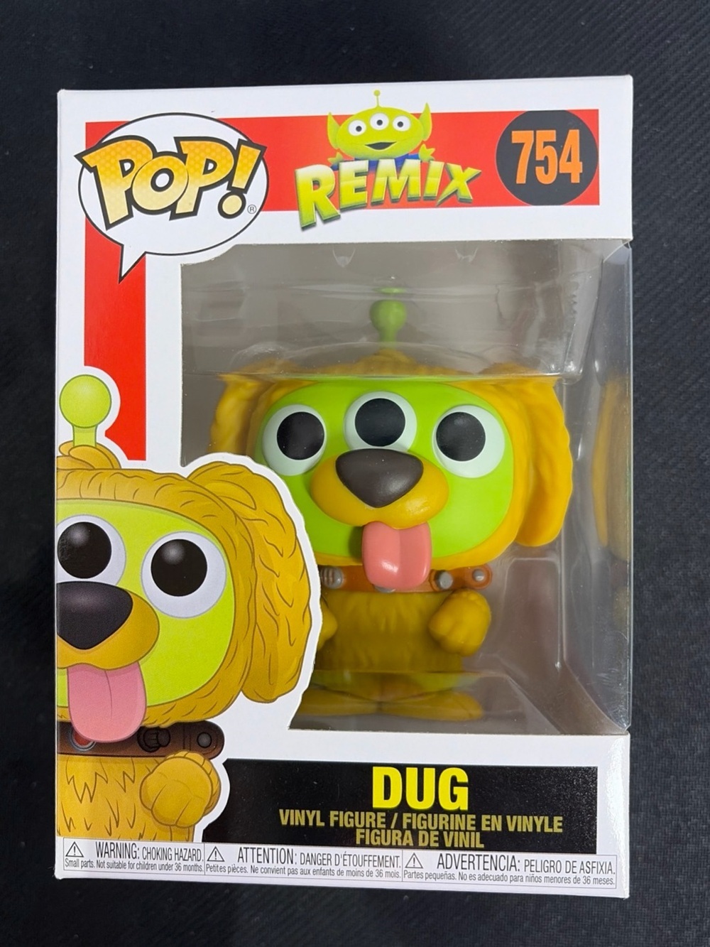Funko Pop Remix Dug #754 Disney Pixar Alien Remix Up Vinyl Figure